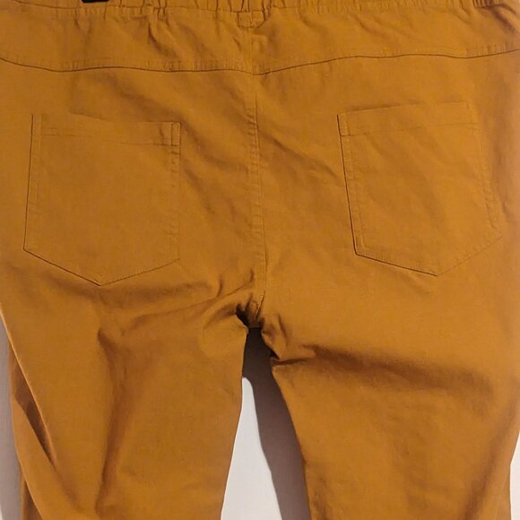 3X Straight Leg Drawstring Casual Pants - Picture 4 of 5